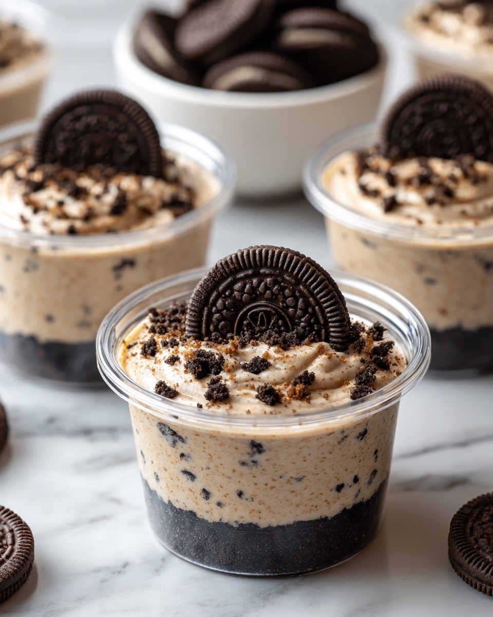 Oreo Dessert Cups: Portable Creamy Treats in Condiment Cups Recipe