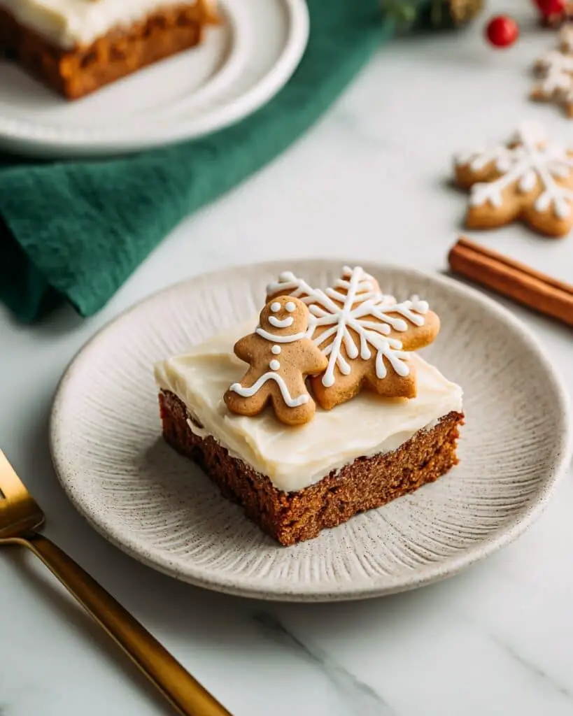 Gingerbread Cake with Cream Cheese Frosting Recipe